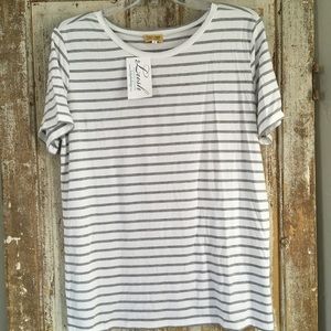 PIKO Stripe Short Sleeve T-Shirt